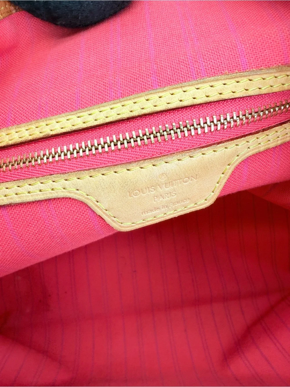 Louis Vuitton Damier Azur Delightful PM Pink